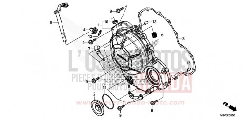 RIGHT CRANKCASE COVER CBR500RAF de 2015